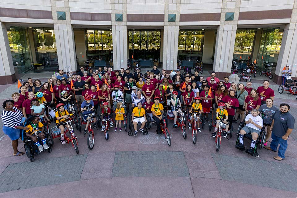 Group photo of the BikeFit 2024 program participants