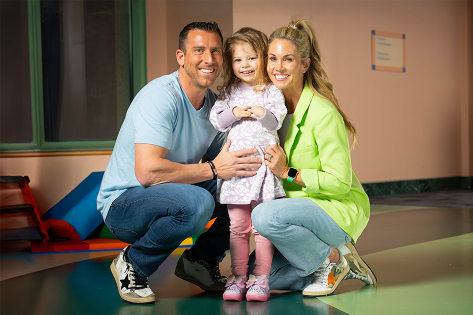 patient with parents.